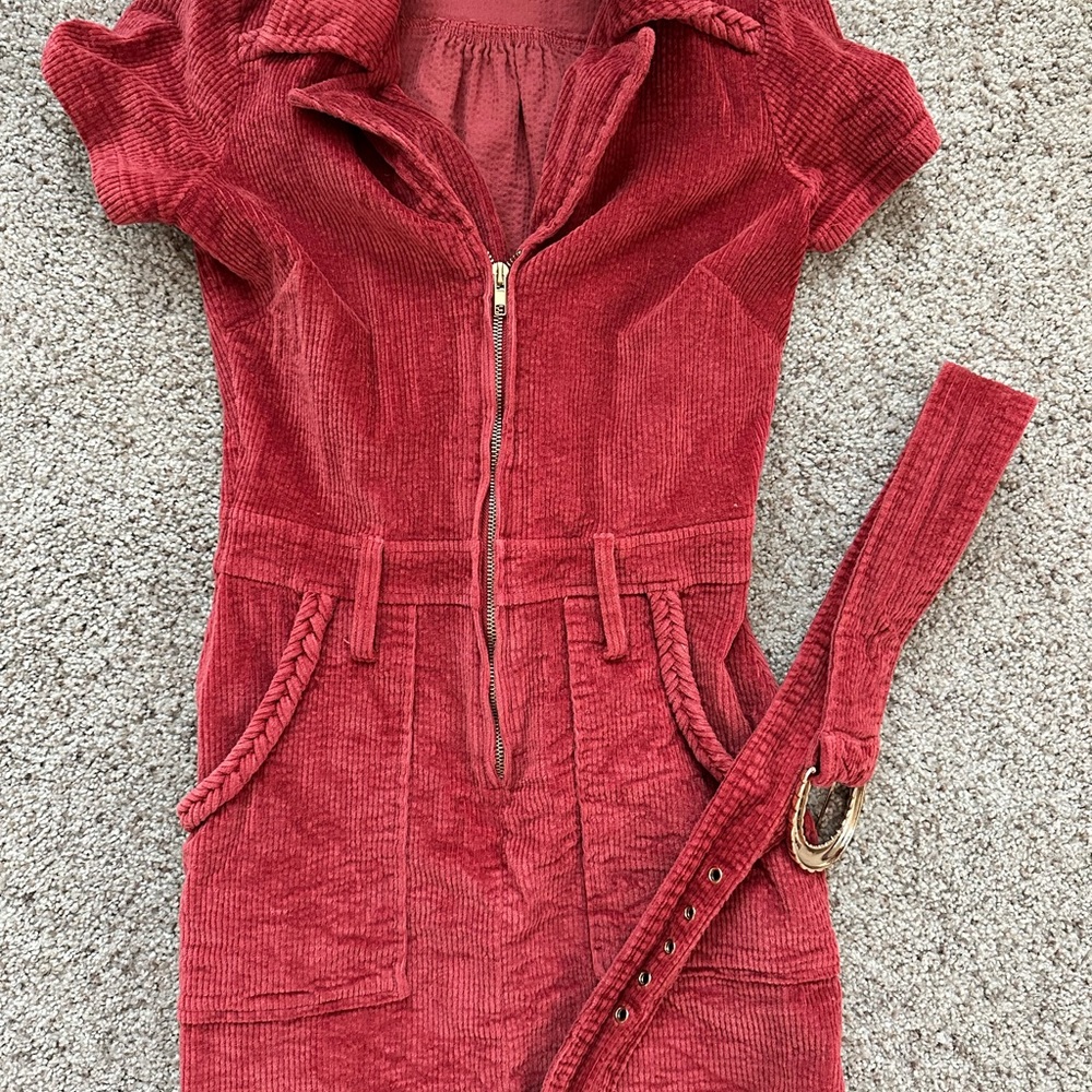 Show Me Your MuMu Rose Corduroy Outlaw dress